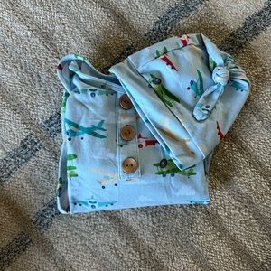 Caden lane bamboo knot gown and hat